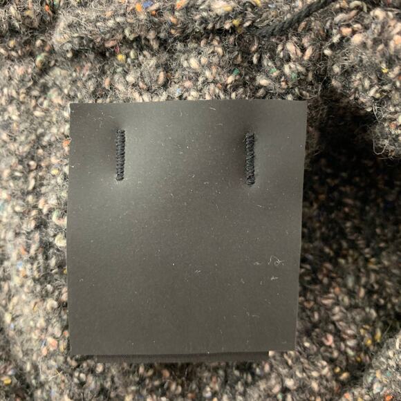 CRAIG GREEN Size S Grey Wool Blend Shawl Sweater - Picture 4 of 6